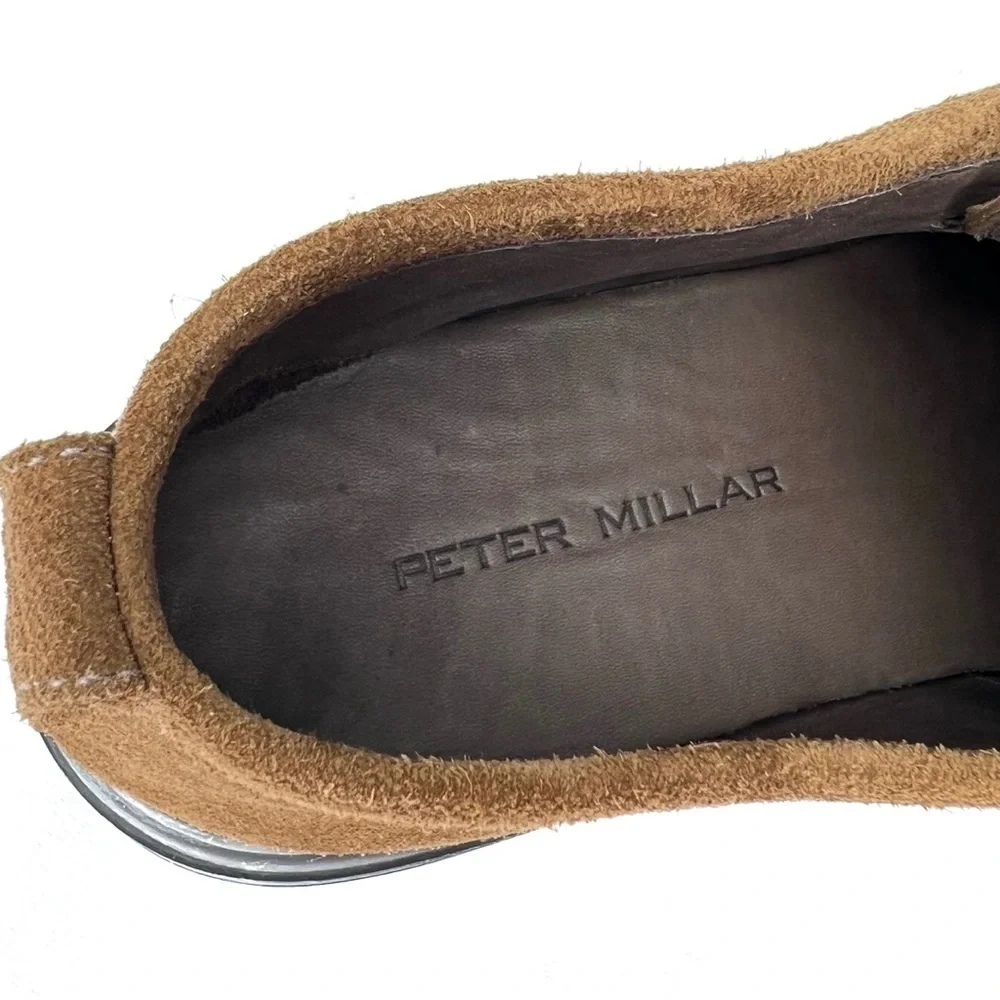 NEW Peter Millar Excursionist Brown Suede Chukka Boots Men’s Size 9 Slip-On New
